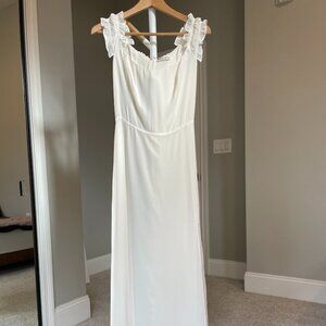 Reformation Gimlet Dress in Ivory size 4